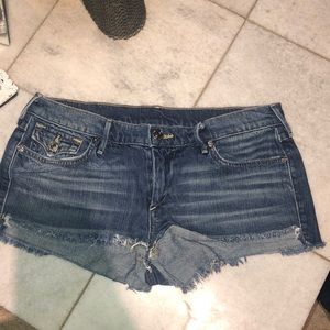 Blue true religion shorts